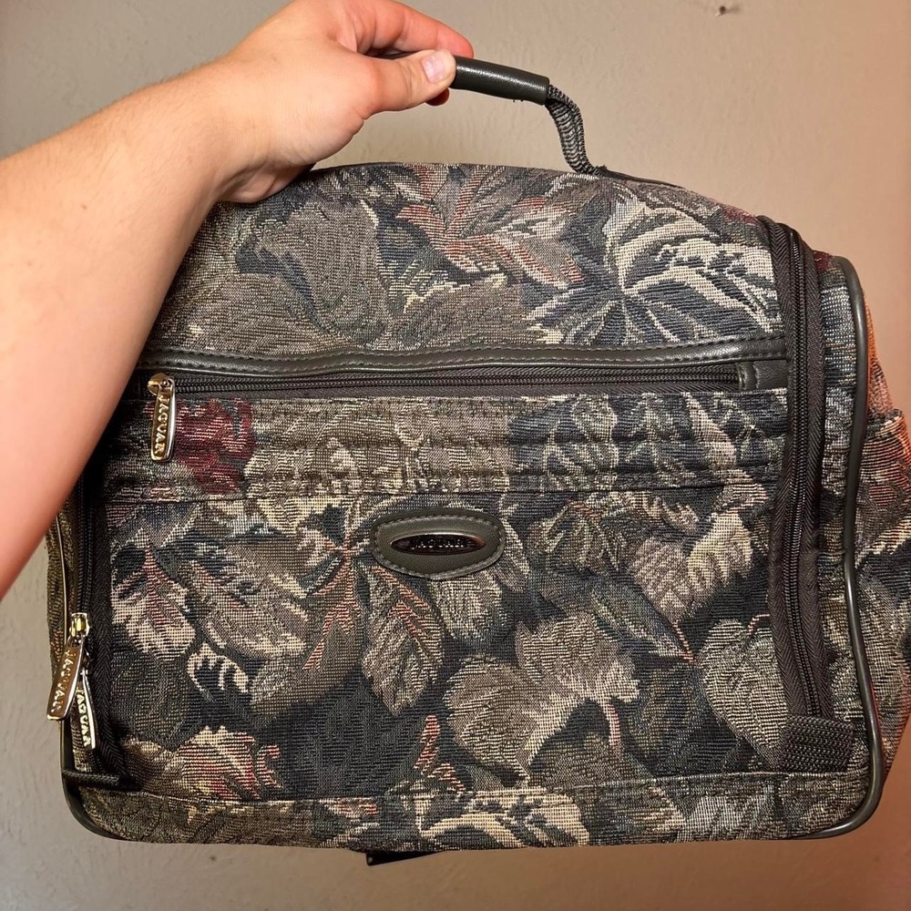 Vintage Boho Style Jaguar Tapestry Travel Bag